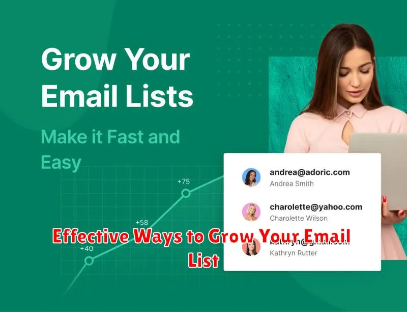 Effective Ways to Grow Your Email List