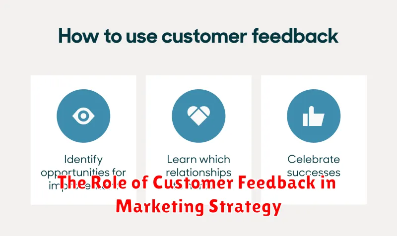 The Role of Customer Feedback in Marketing Strategy
